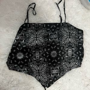 Bandanna crop top